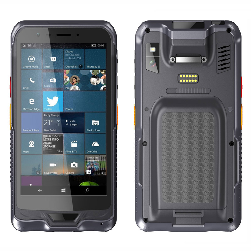 Factory Wholesale Android 8.1 Rugged POS 1D/2D Barcode NFC 2G RAM+32G PDA Terminal with Charging Cradle Handheld Device